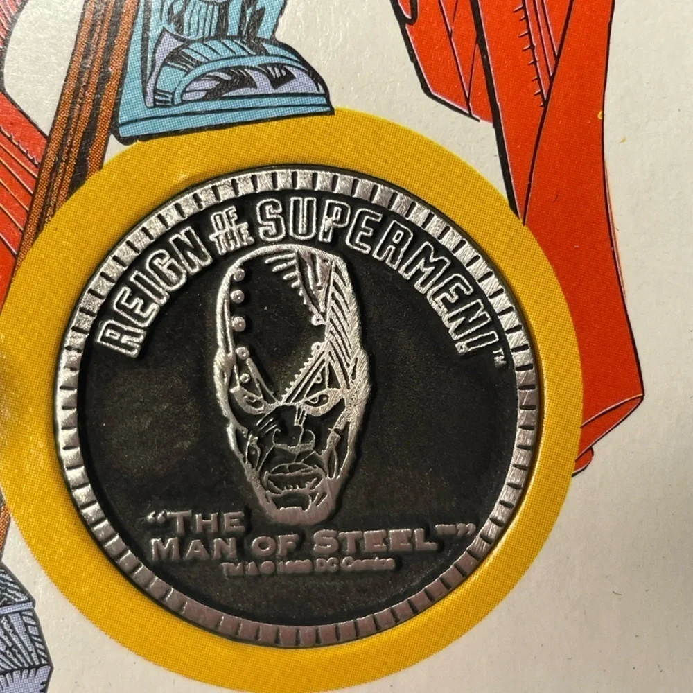 FOSSIL COMMEMORATIVE WATCH “REIGN OF THE SUPERMEN” 1993 COA NIB NUMBERED